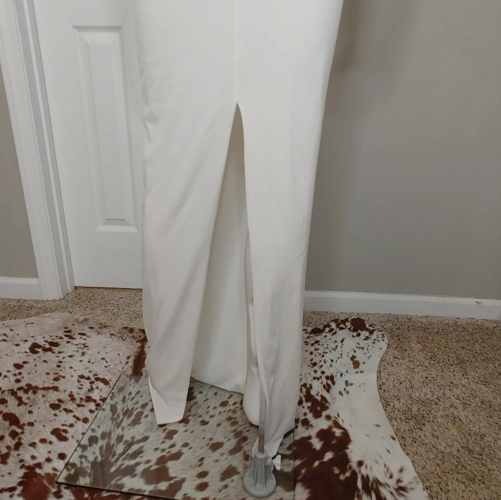 NAKED WARDROBE: THE NW TUBE DRESS, WHITE L - Picture 9 of 16